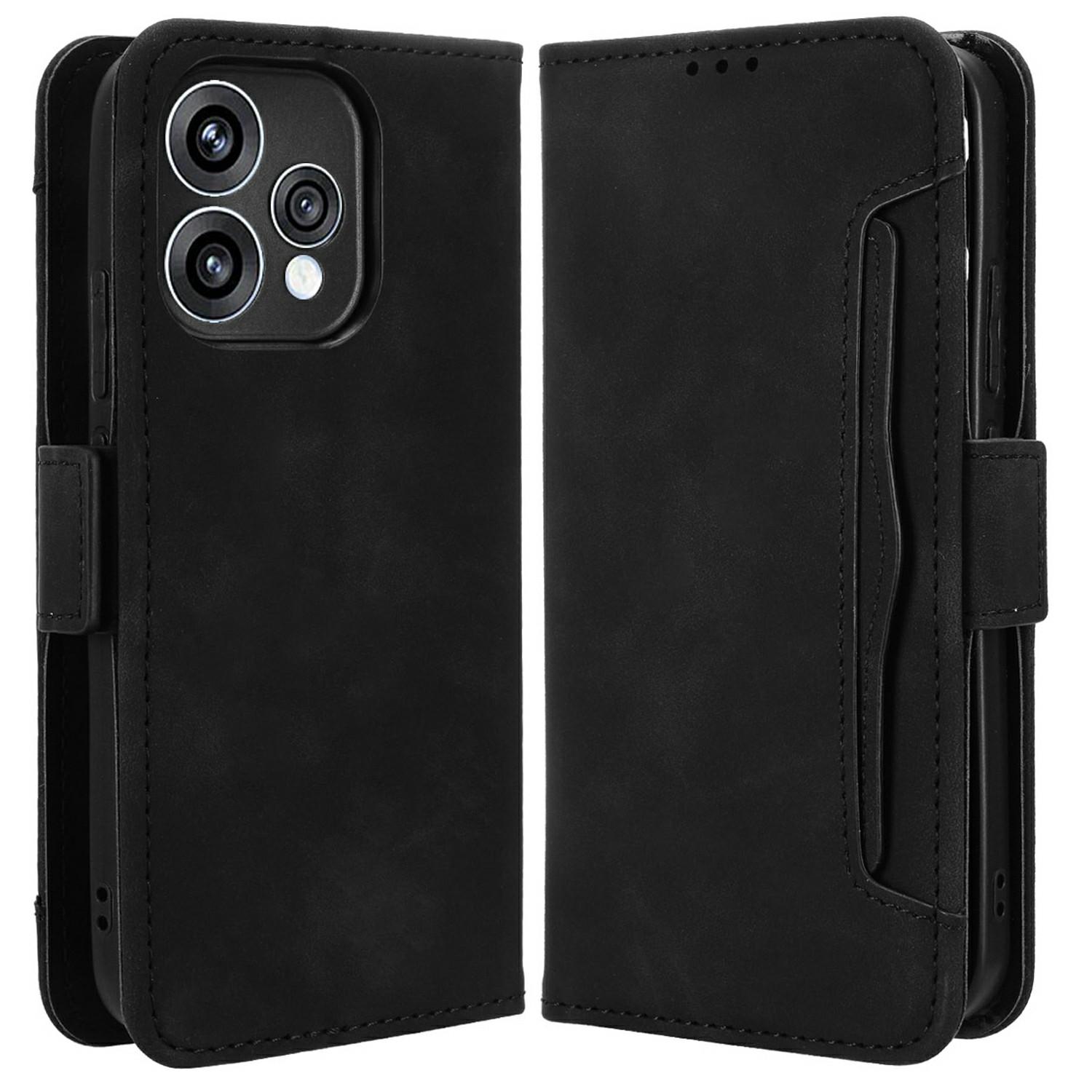 Leather Case For Oppo Reno15 5G (Global)/Reno15c 5G (China) Phone Wallet Cover with Multiple Card Slots