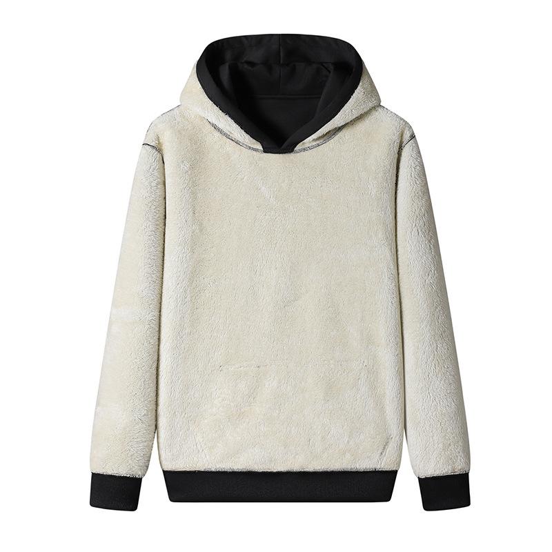 Wool Hooded Warm Sweater Classic Dyeing Hooded Fashion Casual Wind Mountain Men's Long Sleeve Sports.