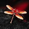 Elegant Rhinestone Dragonfly Brooch: Women's Fashion Accessory & Exquisite Corsage Pin