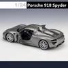 1:24 Porsche 918, aliaj, model de mașină sport, metal turnat sub presiune, mașină de curse, model de vehicul, colecție de simulare, ornamente decorative, jucării pentru copii, cadou băieți