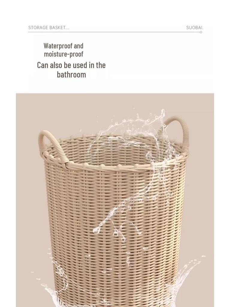 Large Capacity Laundry Hamper: Stylish and Functional Clothes Storage Basket