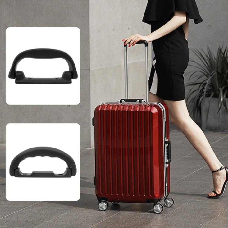 Black Ergonomic Handle for Luggage Reliable Carrying Solution Business Travel Essential Easy Install Handle