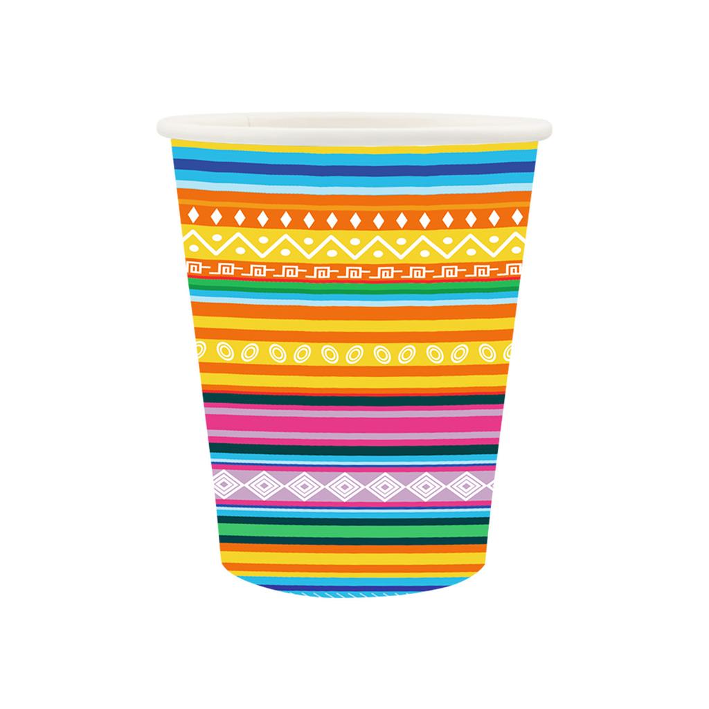 Mexican Carnival Fiesta Theme Disposable Paper Plate Set Paper Cup Paper Towel Party Decoration