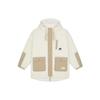 Velvet Jacket Velvet Jackets Women's Ivory Hooded Moderate (Unisex) Velvet Jackets AWJ21303 IV