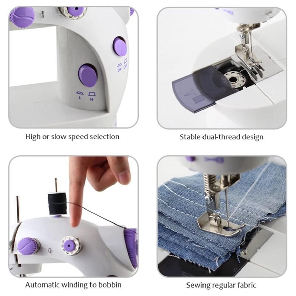 New Portable Mini Sewing Machine for Beginner Kid Child Easy Sewing Machine