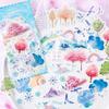 60pcs Vintage INS Stickers Pack Creativity Decorative Collage Hand Account Diary Stick Labels Junk Journal Scrapbooking Material
