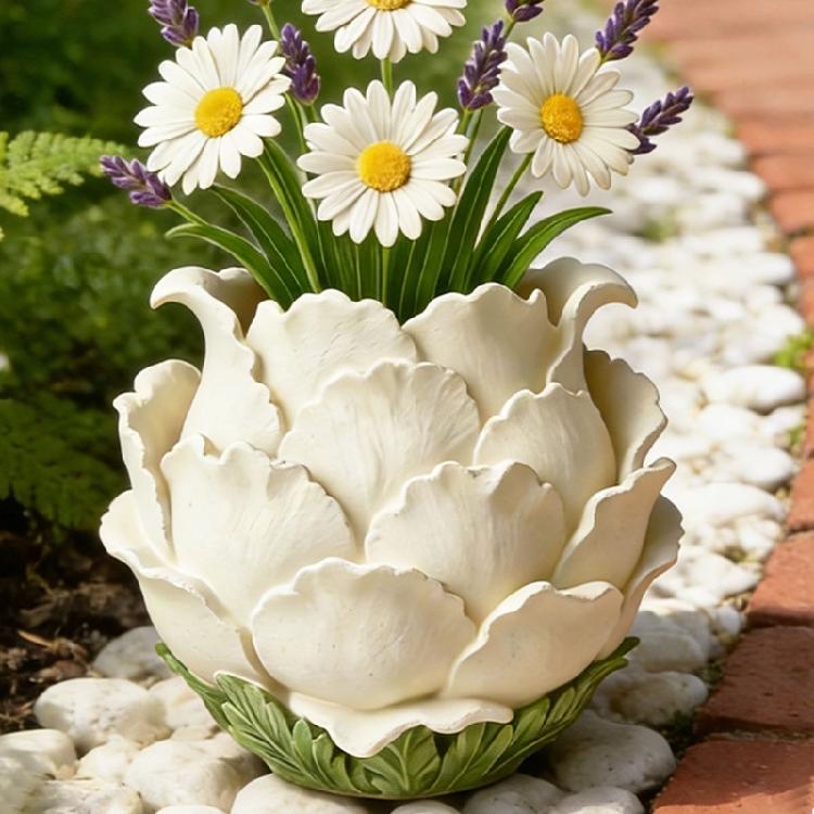 3D Flower Petal Silicone Molds For Resin Casting Making Candle Holder Pencil Cup Conrete Flowerpots Home Decoration