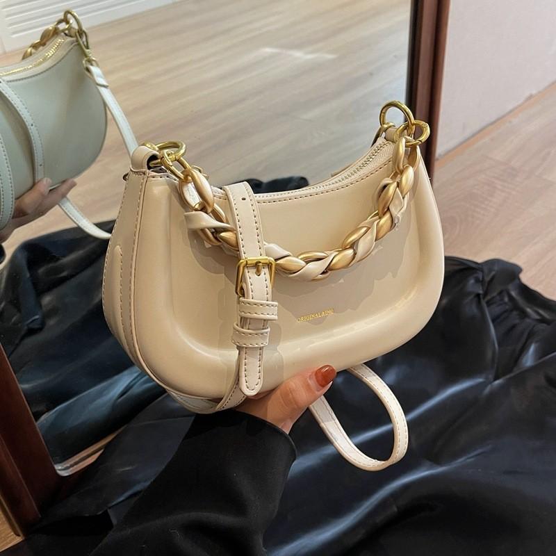 

IELGY Женская модная сумка-тоут с цепочкой, универсальная, на одно плечо, для поездок на работу, с текстурой бежевый