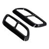 2PCS 4‑Out Exhaust Tip Trim Tail Throat Frame Quad Outlet Glossy Black Replacement for Cadillac CT5 2020