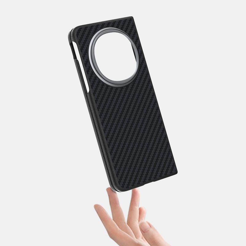 For Oppo Find N5 Case Magsafe Slim Rigid Metal Lens Magnetic Wireless Charger Carbon Fiber Phone Case Cover Grip New Arrival