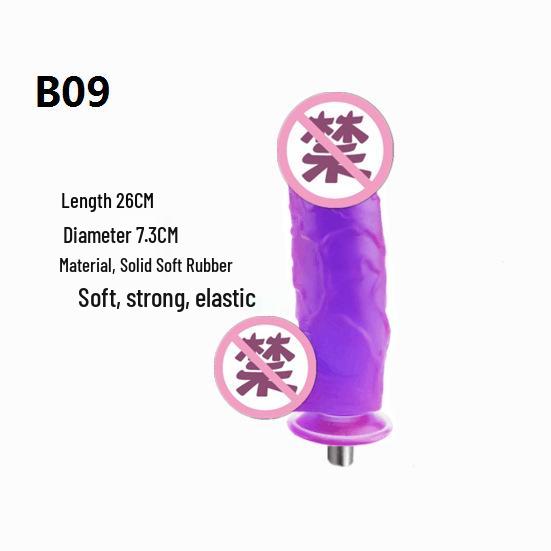 Automatic Three-Hole Adult Sex Toy with Female Simulation Attachment B01