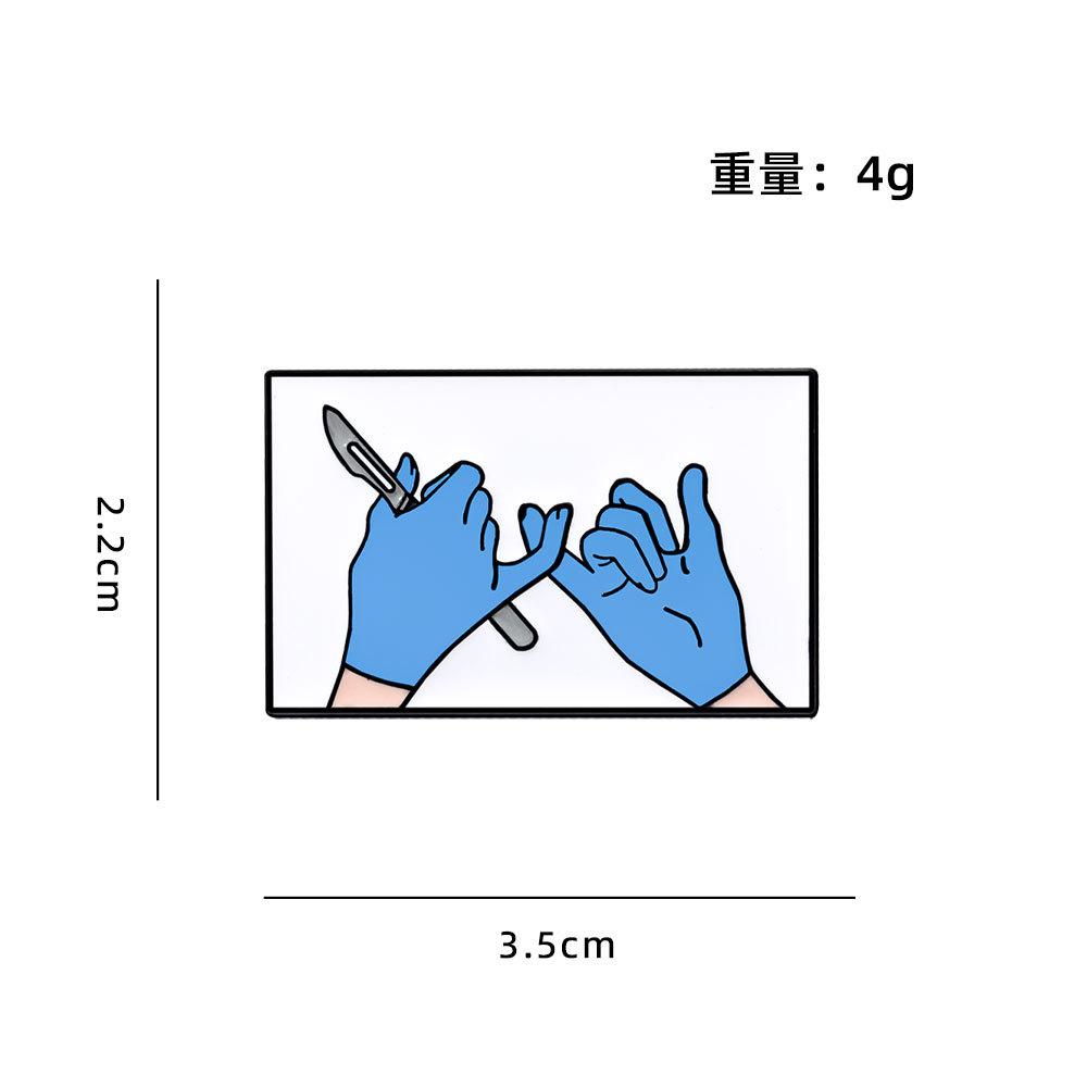 

Popular Experimental Supplies Metal Brooch Cartoon Pin Accessories Creative Chemical Element Set Badge