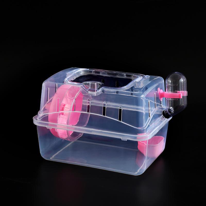 Luxury Portable Small Hamster Castle with Stairs - Golden Bear Paradise