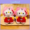 Adorable Plush Bubble Blowing Kt Cat Keychain For Car Keys And Backpacks