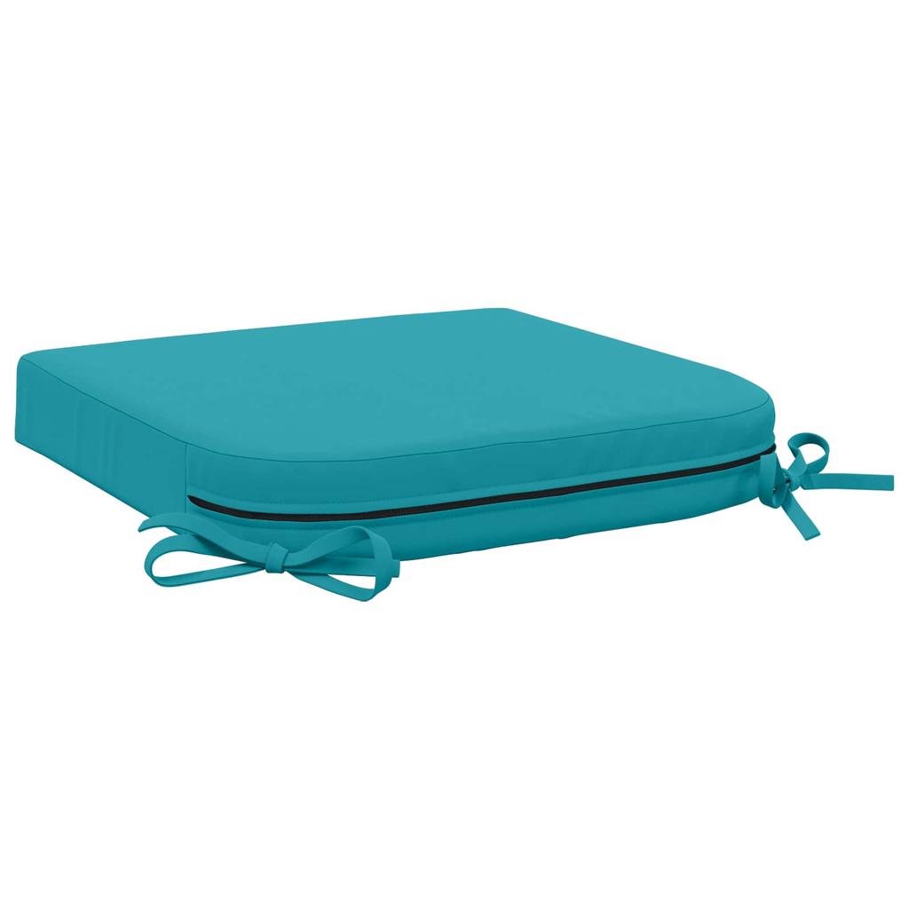 1 piece Seat Cushion SOEST 100percent  Polyester Turquoise