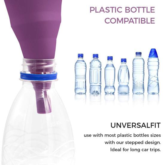 Female Urination Device Reusable Women Pee Funnel Eco-friendly Flexible Reusable Outdoor Travel Urinal Portable Women Urinal