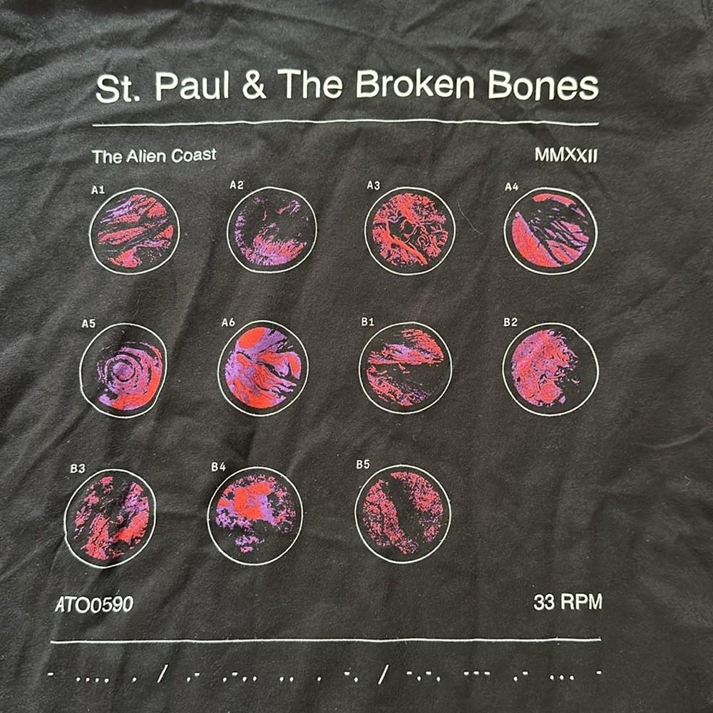 St Paul  The Broken Bones The Alien Coast 2022 Tour Shirt S-5XL 2B0232 Unisex T-Shirt XXXL