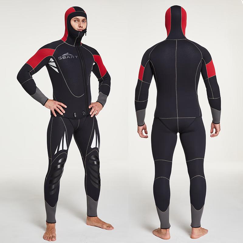 SBART Men s Hooded Wetsuit for Surfing & Snorkeling