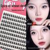 BQI Wheat Ear Natural Realistic Cluster Dense Curled Eyelashes – Large Capacity.