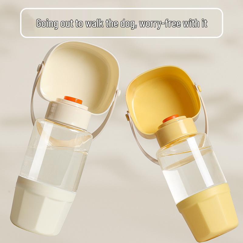 Portable Dog Water and Food Travel Cup and Bowl for Walking