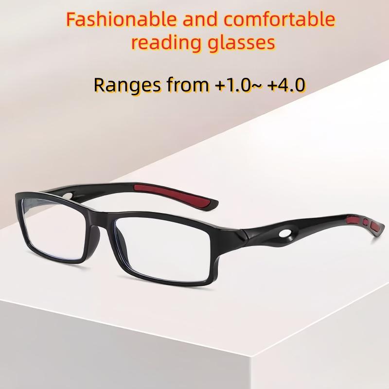 European and American fashion reading glasses, lightweight anti blue light and anti eye fatigue reading glasses, foldable readin
