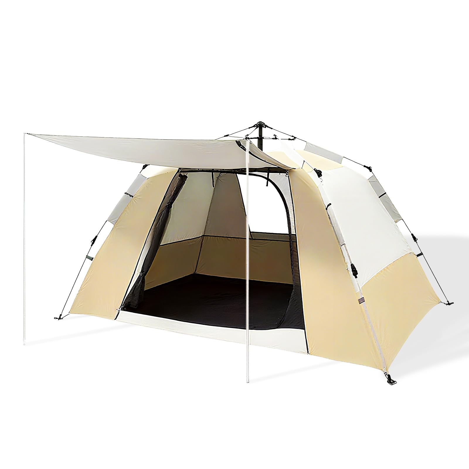 

MILPROX Легко установить с сумкой для хранения насекомых Для бедствия цветения сакуры Гора Активный отдых на природе Палатка одним касанием, стиль поп-ап, 1-2 человека, Вверх,