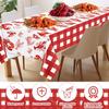 2 Pcs Crawfish Tablecloth Disposable Lobster Table Covers 108 x 54 Inches Plastic Lobster Table Cloth for Crawfish Boil Party Supplies