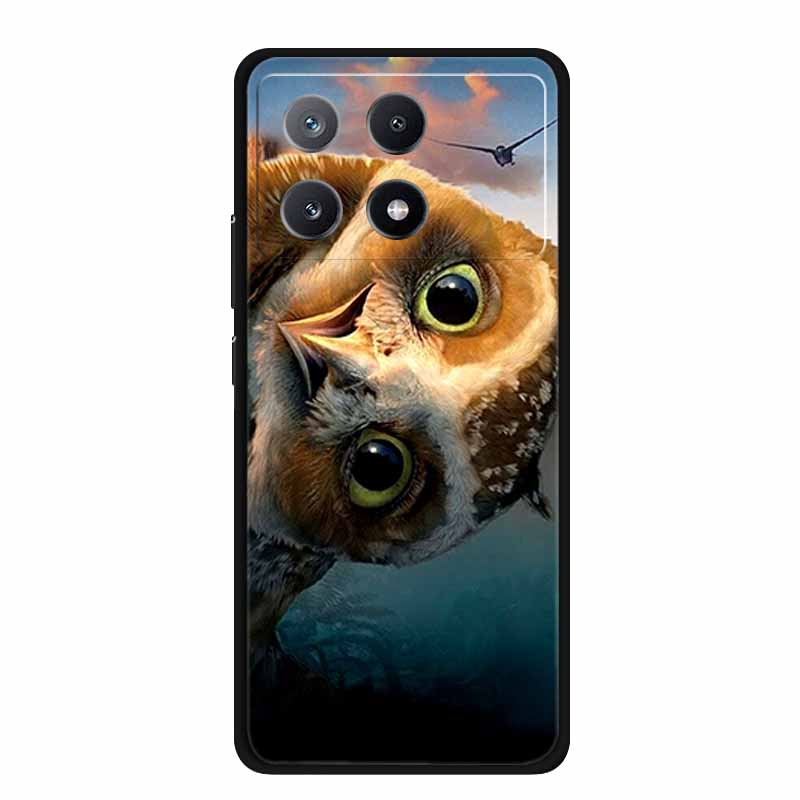 For Xiaomi Poco F8 Pro Case PocoF8 Pro TPU Cover Soft Silicone Funda Phone Case For Poco F8 Pro Case Lion Wolf Shockproof Coque