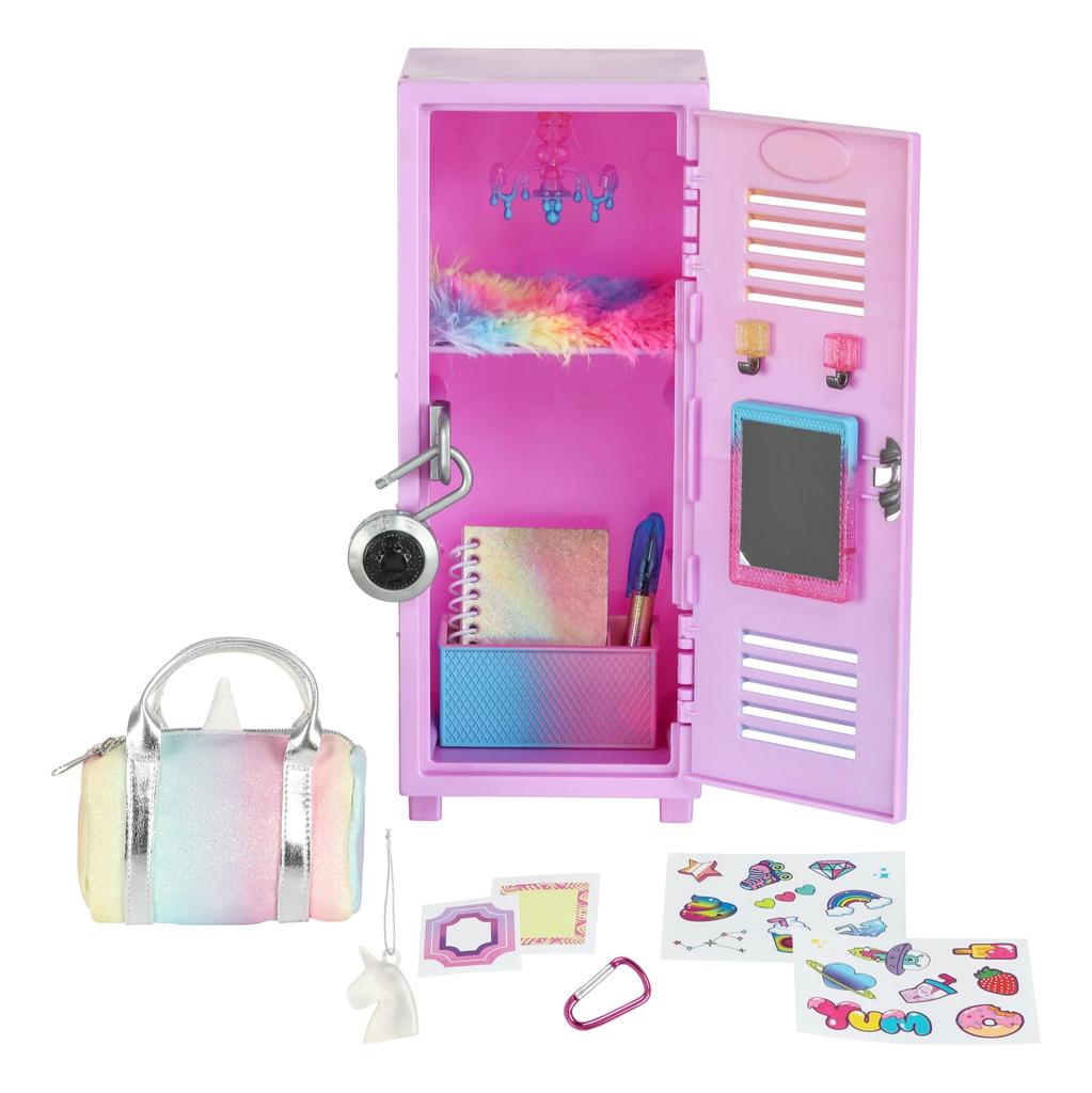 REAL LITTLES My Rainbow Collection, Roller Case, Fridge, Locker Desk Caddy in 1 Pack Plus 57 Mini Toy Surprises  Amazon Exclusive