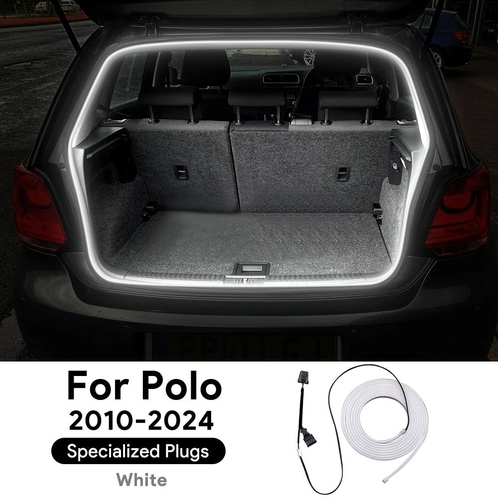 LED for GOLF Volkswagen POLO 2009-2024 Rear Trunk Light Bright Silicone Light Yellow White Proposal Decor Accessories Auto Parts