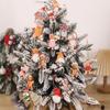 Youqi Christmas Decor: Gingerbread Couple Pendants (Set of 12)