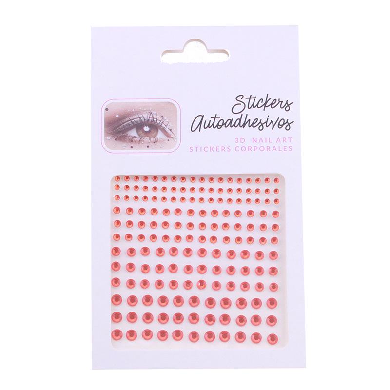 165-Piece Adhesive Rhinestone Stickers for DIY Makeup & Face Painting