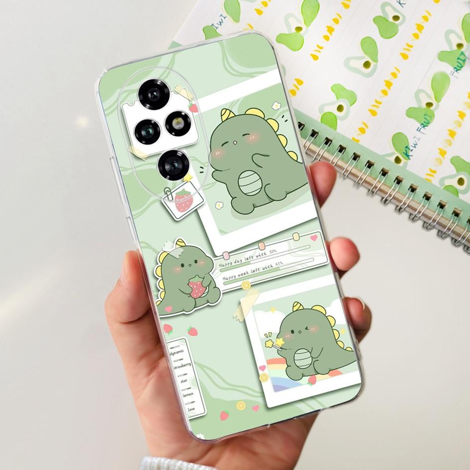For Huawei Honor 200 Pro 5G Case New Stylish Flower Slim Soft Clear Silicone Phone Cover For Honor 200 Pro Bumper Honor200 Coque
