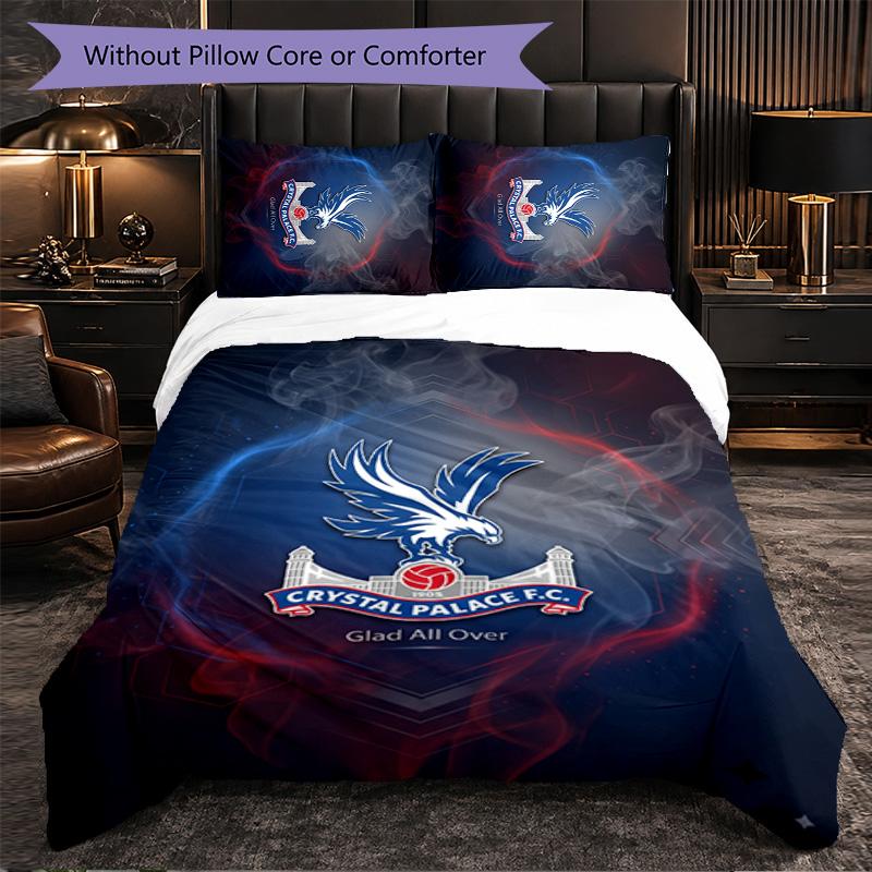 Crystal Palace Themed Bedding 3Pcs Duvet Cover Set Decorative Bed Linen For Teen Room Home Decoration