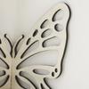 Butterfly Floating Wall Shelf Crystal Shelf Lotus Display Room Ornaments Modern Home Decoration Rack Home Wood Decor Aesthetic