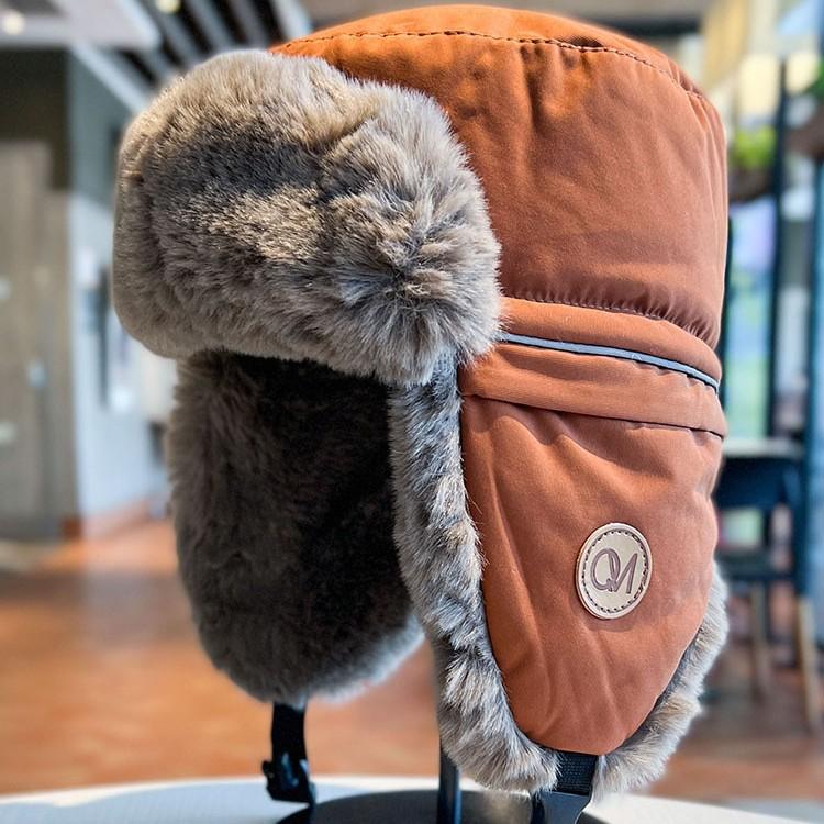 Lei Feng Hat, Men's and Women's Northeast Thickened Velvet Cold-proof Cotton Hat, Electric Cycling Hat, Outdoor Skiing Plush Ear Protection Hat