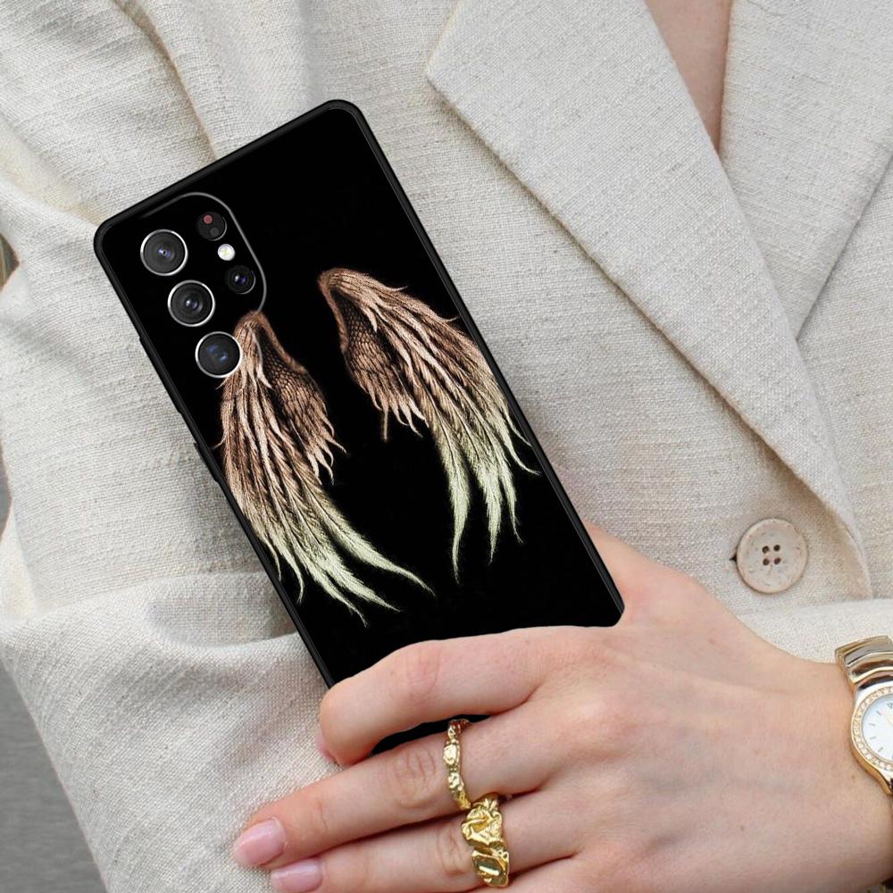 Exquisite Wings Cell Phone Case for Samsung Galaxy S26 Ultra S25 S24 S23 S22 S21 S20 Note10 Cover