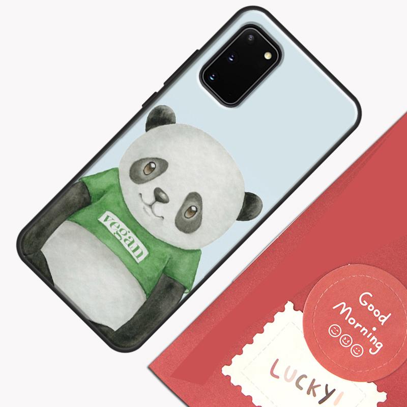 

Cartoon Panda Phone Case For Samsung Galaxy S26 S25 Ultra S20 S21 S22 S23 S24 S10 Plus S25 FE Cover Shell Galaxy S23 Plus