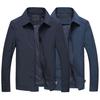 Lapel Long Sleeves Pockets Zipper Placket Men Coat Spring Autumn Casual Tin Type Slim Fit Jacket Coat