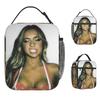 Canadian Singer Tate McRae Tour 2025 Lunch Bag Casual Lunch Box For Women Picnic Convenient Cooler Bag Tote Food Bags