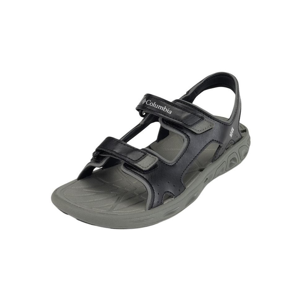 Columbia Synthetic Leather Non-Slip Shock Absorbing Breathable Kids Sandals Kids sandals Black BY4566-010