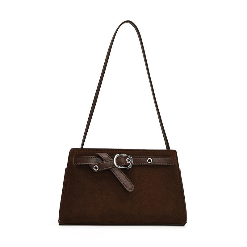 Herbst Retro Einfache Lässige Schulter Kleine Quadratische Tasche Damen Matt Neue Pendler Kleine Tasche Umhängetasche