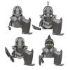Military Building Blocks Solider Figures Movie Science Fiction Series Weapons Shield Knight Toys Gifts Medieval Mini Bricks MOC
