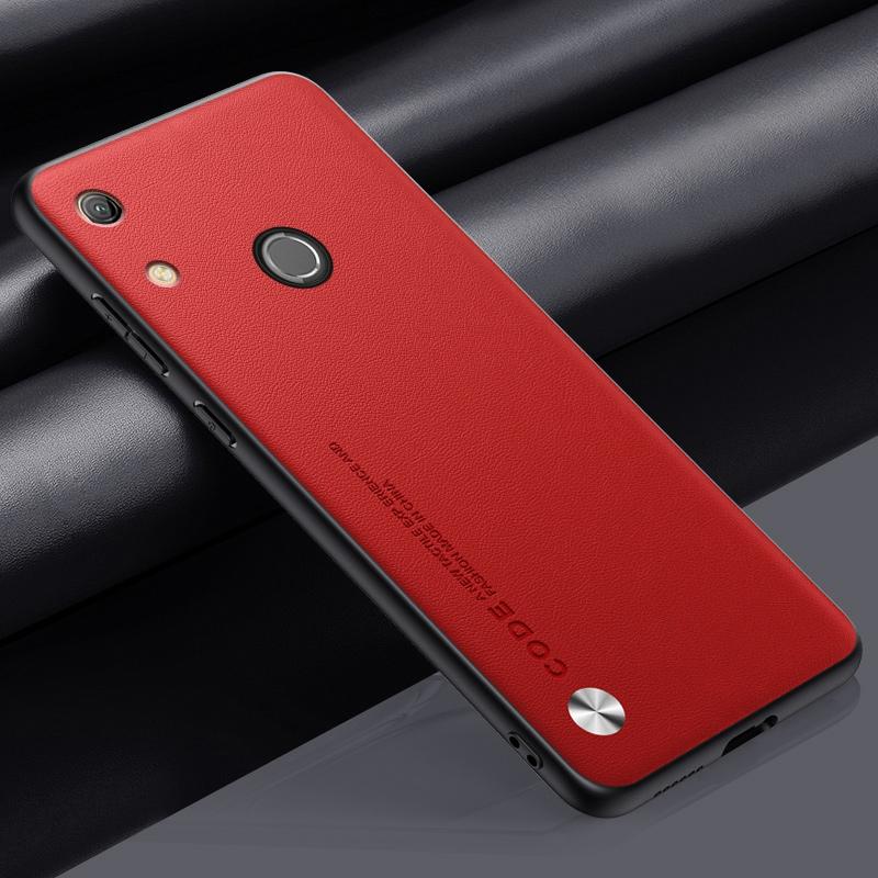 

Роскошный чехол из искусственной ПУ кожи для Huawei Y6 Prime 2019, задняя крышка, матовый силиконовый противоударный чехол для телефона с полной защитой для Honor 8A Y6 2019