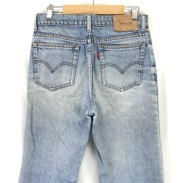 Levi’s 80s Made In Philippines 505-0217 Button Stamp 359 Crash Denim Pants Men’s W30 Inseam 73cm Vintage(USED)