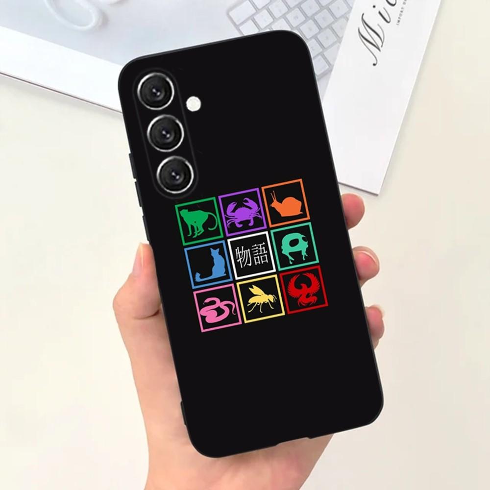 monogatari series Phone Case For Samsung S25,S24,S21,S22,S23,S30,Ultra,S20,Plus,Fe,Lite,Note,10,9,5G Black Cover