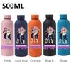 500ML KPop Dämonenjäger Cartoon Druck Sport Auslaufsicher Hohe Qualität Edelstahl Isoliert Wasserbecher Geburtstag Geburtstag Hohe Qualität Geschenke