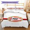 PSV Eindhoven Pattern Bedding,Quilt Set Quilt Cover Pillowcase Home Birthday Gift(1 * Duvet Cover + 2 * Pillowcase, Without Core)