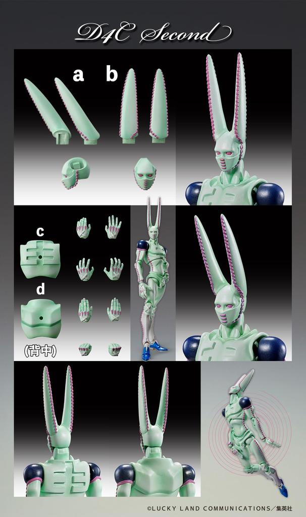 Medicos Entertainment Super Action Statue "JoJo's Bizarre Adventure Part 7: Steel Ball Run" [D4C Second] Approx. 200mm PVC & ABS & POM painted action