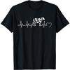 Cow Heartbeat Cow Print for Cow Lovers T-Shirt